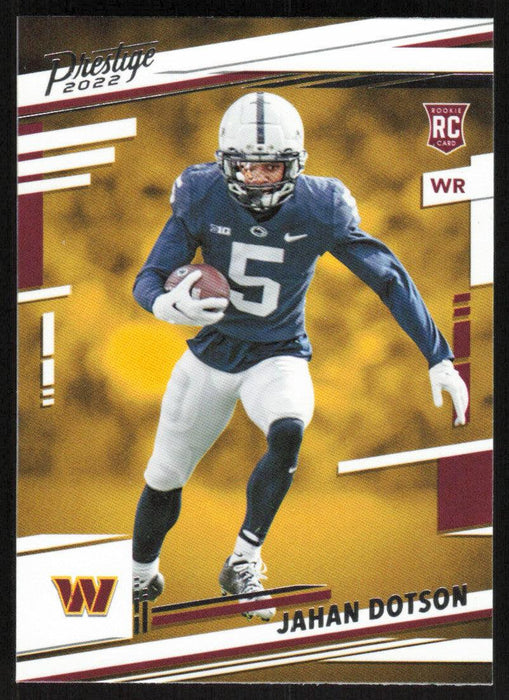 Jahan Dotson 2022 Panini Prestige # 315 RC Washington Commanders - Collectible Craze America