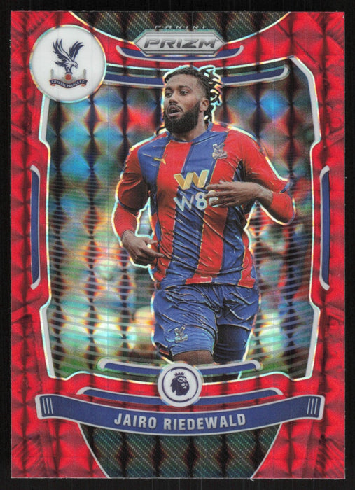 Jairo Riedewald 2021 Panini Prizm Premier League # 295 Red Prizm Crystal Palace - Collectible Craze America