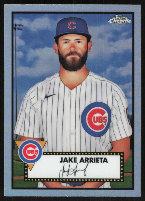 Jake Arrieta 2021 Topps Chrome Platinum Anniversary # 297 Refractor Chicago Cubs - Collectible Craze America