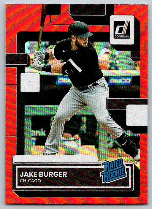 Jake Burger 2022 Donruss Baseball # 37 Holo Red Chicago White Sox - Collectible Craze America