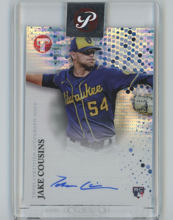 Jake Cousins 2022 Topps Pristine # PA-JCO RC Pristine Refractor 19/99 Milwaukee Brewers - Collectible Craze America