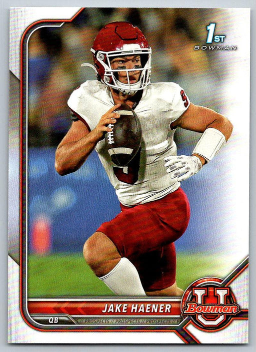 Jake Haener 2021 Bowman University Football # 78 Fresno State Bulldogs 1st Bowman - Collectible Craze America