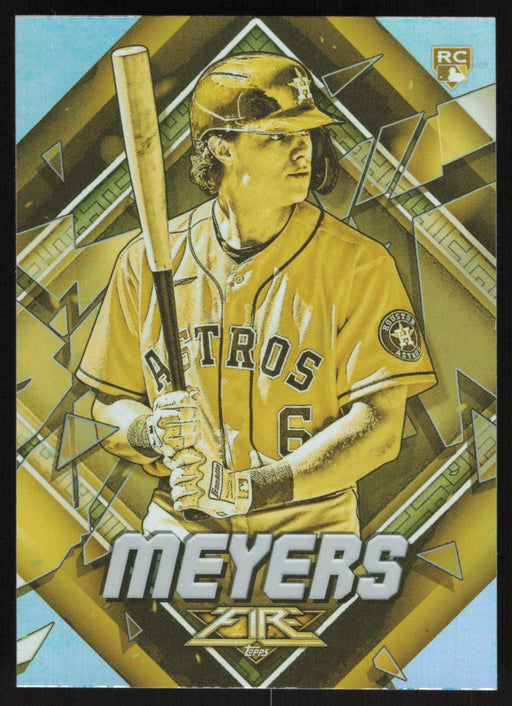 Jake Meyers 2022 Topps Fire # 95 Gold Minted RC Houston Astros - Collectible Craze America