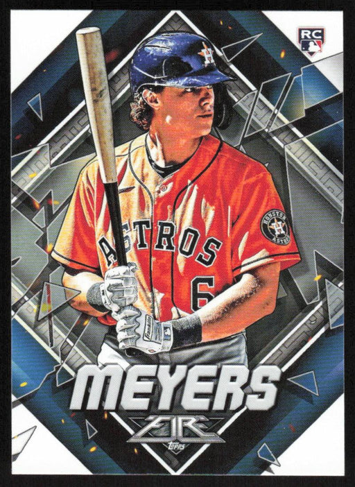 Jake Meyers 2022 Topps Fire Baseball # 95 RC Houston Astros Base - Collectible Craze America