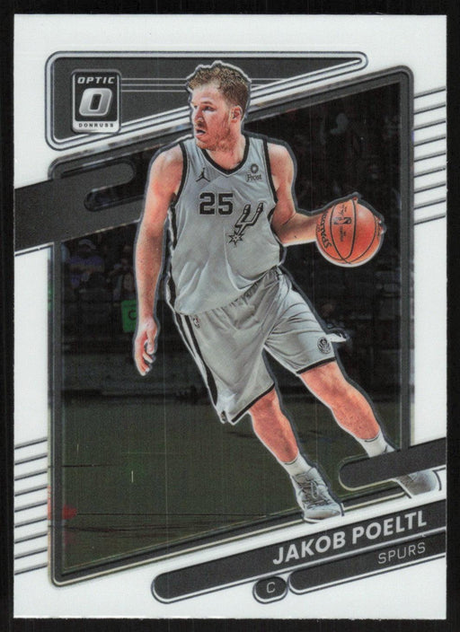 Jakob Poeltl 2021 Panini Donruss Optic # 77 San Antonio Spurs Base - Collectible Craze America