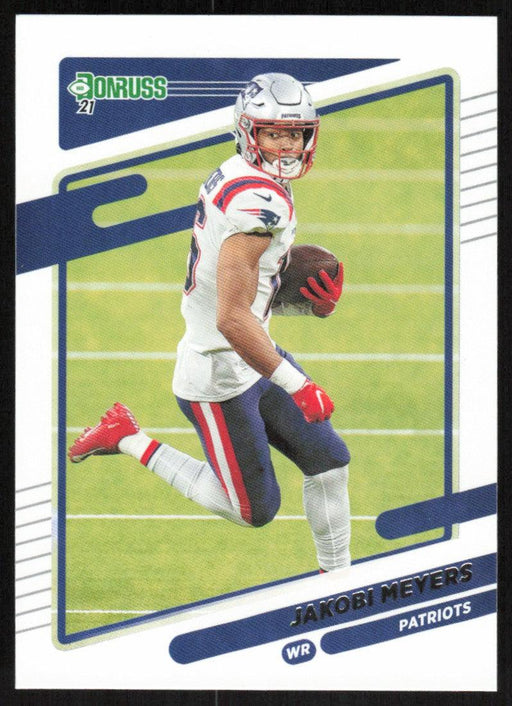 Jakobi Meyers 2021 Donruss Football # 49 New England Patriots Base - Collectible Craze America