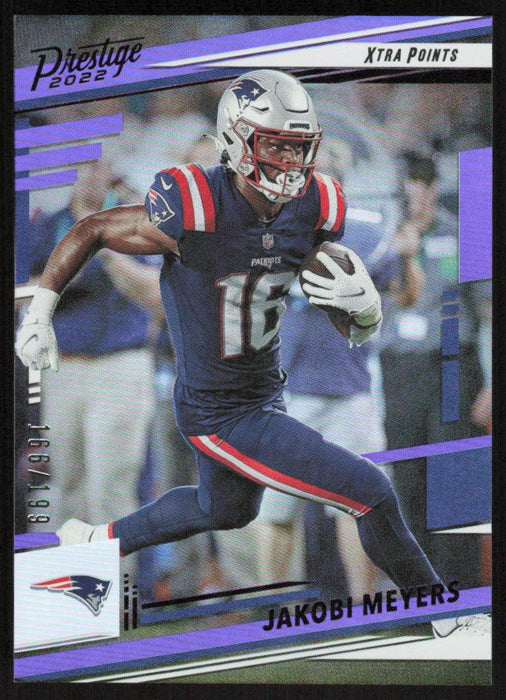 Jakobi Meyers 2022 Panini Prestige Xtra Points # 201 Purple 166/199 New England Patriots - Collectible Craze America