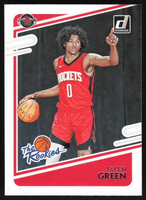 Jalen Green 2021 Donruss The Rookies # 2 Houston Rockets - Collectible Craze America