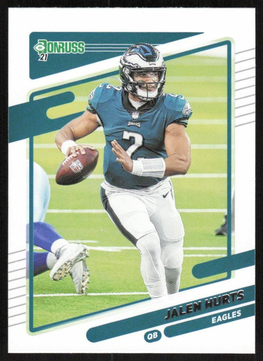 Jalen Hurts 2021 Donruss Football # 108 Philadelphia Eagles Base - Collectible Craze America