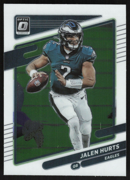 Jalen Hurts 2021 Donruss Optic # 9 Philadelphia Eagles - Collectible Craze America