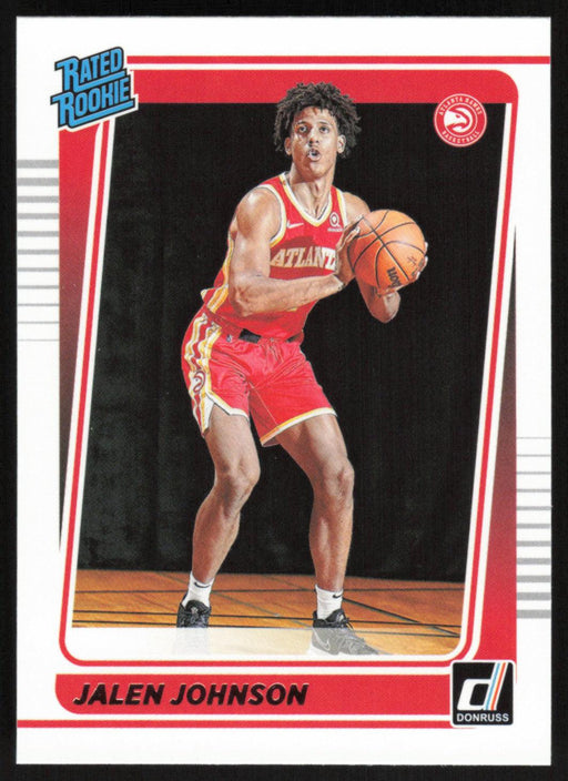 Jalen Johnson 2021 Donruss Rated Rookie # 231 RC Atlanta Hawks - Collectible Craze America