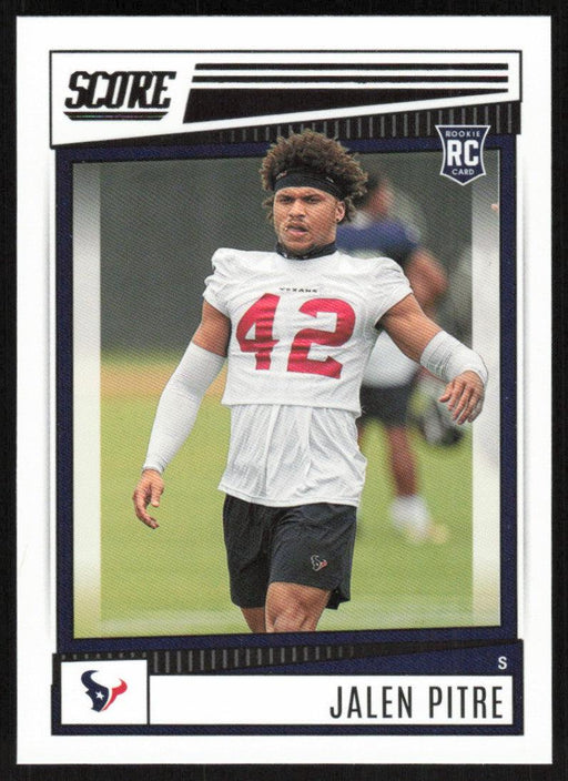 Jalen Pitre 2022 Panini Score Football # 368 RC Base Houston Texans - Collectible Craze America