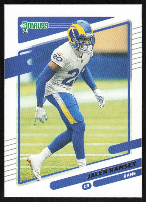 Jalen Ramsey 2021 Donruss Football # 141 Los Angeles Rams Base - Collectible Craze America