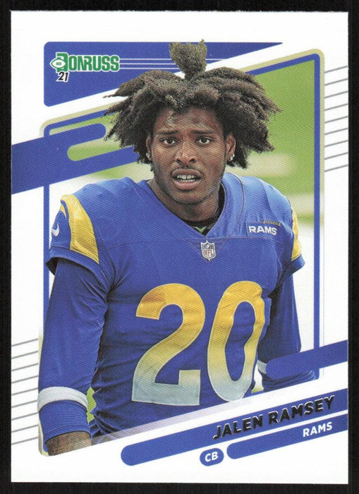 Jalen Ramsey 2021 Donruss Football # 141 Los Angeles Rams Image Variation Base - Collectible Craze America