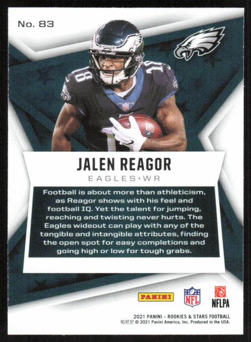 Jalen Reagor 2021 Panini Rookies & Stars # 83 Philadelphia Eagles Base - Collectible Craze America