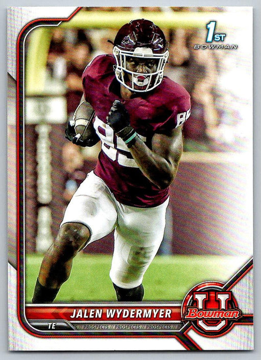 Jalen Wydermyer 2021 Bowman University Football # 63 Texas A&M Aggies 1st Bowman - Collectible Craze America