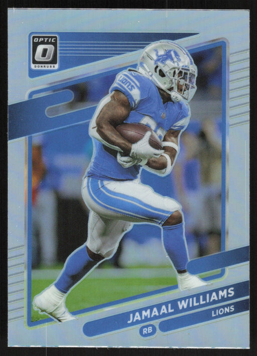 Jamaal Williams 2021 Donruss Optic # 82 Silver Prizm Detroit Lions - Collectible Craze America