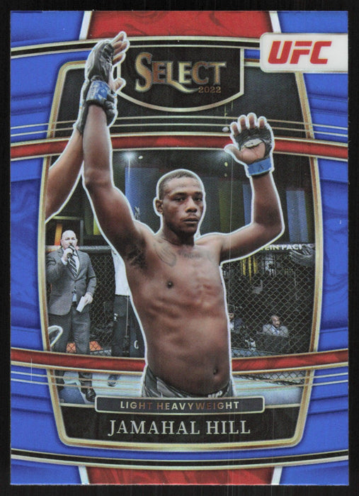 Jamahal Hill 2022 Panini Select UFC # 68 Blue Prizm - Collectible Craze America