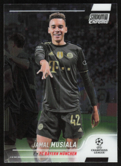 Jamal Musiala 2021 Topps Stadium Club Chrome UEFA Champions League # 42 FC Bayern München Base - Collectible Craze America