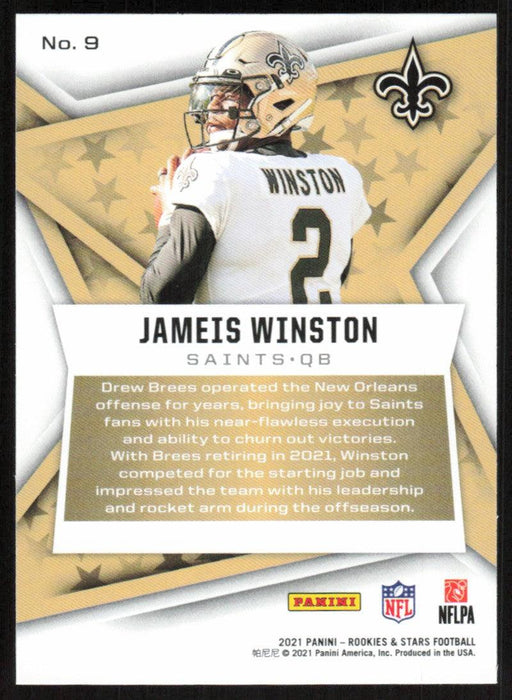 Jameis Winston 2021 Panini Rookies & Stars # 9 New Orleans Saints Base - Collectible Craze America