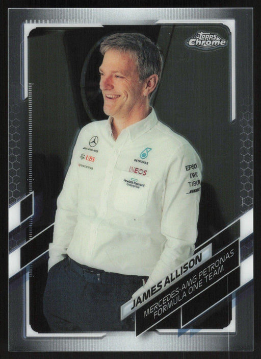 James Allison 2021 Topps Chrome Formula 1 # 80 Mercedes-AMG Petronas Formula One Team - Collectible Craze America