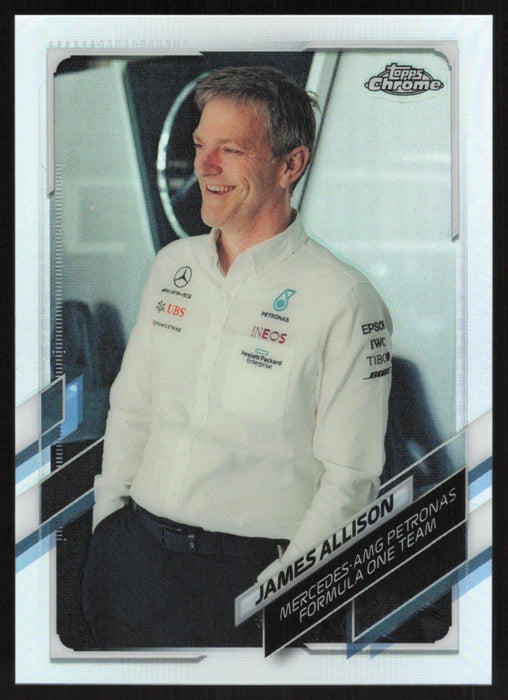 James Allison 2021 Topps Chrome Formula 1 # 80 Refractor - Collectible Craze America