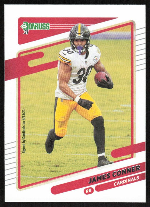 James Conner 2021 Donruss Football # 21 Arizona Cardinals Base - Collectible Craze America