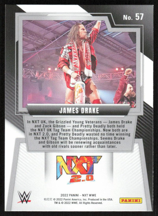 James Drake 2022 Panini NXT WWE # 57 Base NXT 2.0 - Collectible Craze America