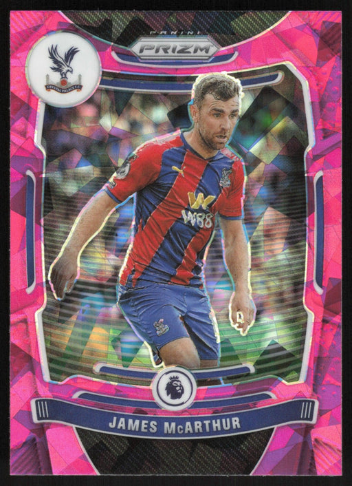 James McArthur 2021 Panini Prizm Premier League # 287 Pink Ice Crystal Palace - Collectible Craze America