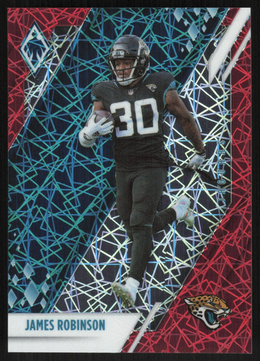 James Robinson 2021 Panini Phoenix Football # 51 Red Lazer 40/285 Jacksonville Jaguars - Collectible Craze America