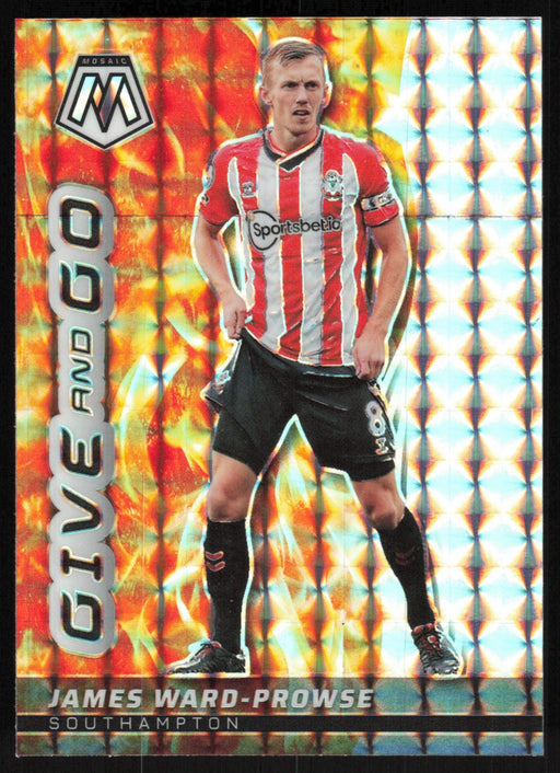 James Ward-Prowse 2021 Panini Mosaic Premier League # 16 Give and Go Mosaic Southampton - Collectible Craze America