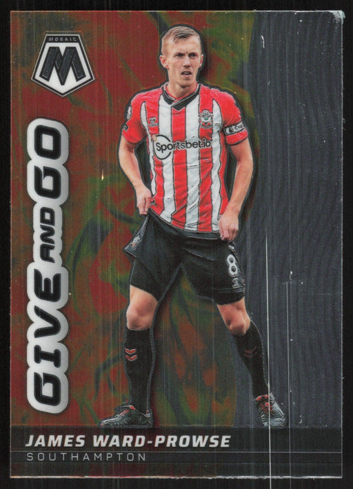 James Ward-Prowse 2021 Panini Mosaic Premier League # 16 Give and Go Southampton FC - Collectible Craze America