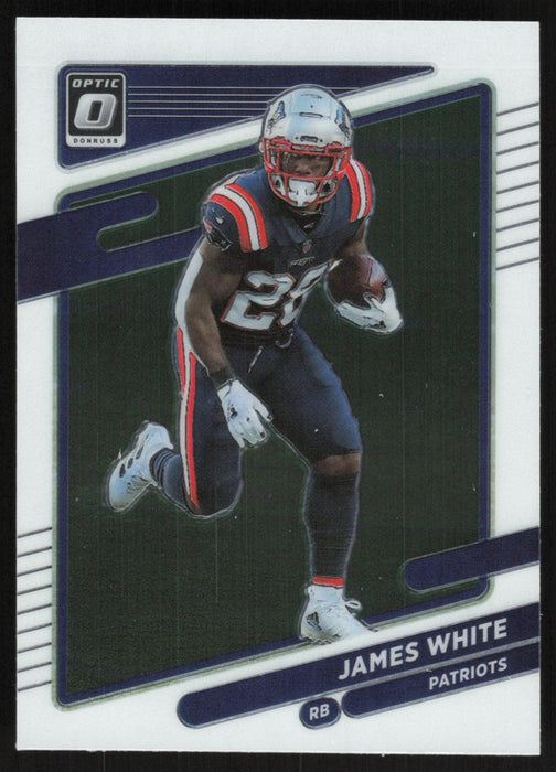 James White 2021 Donruss Optic # 68 New England Patriots - Collectible Craze America