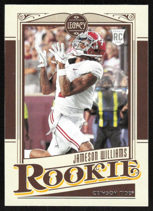 Jameson Willams 2022 Panini Chronicles Legacy Draft Picks # 13 RC Alabama Crimson Tide - Collectible Craze America