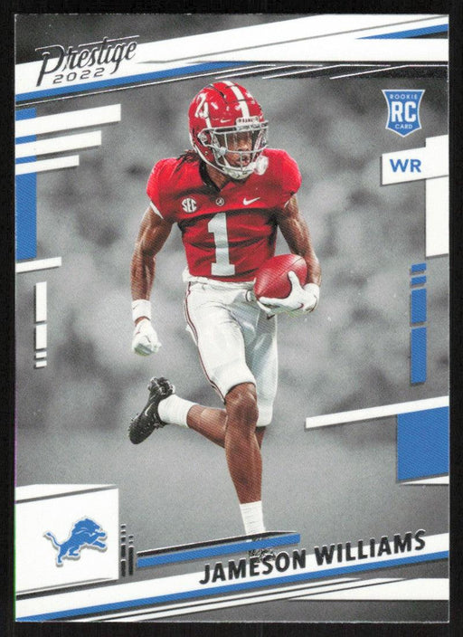 Jameson Williams 2022 Panini Prestige # 307 RC Detroit Lions - Collectible Craze America