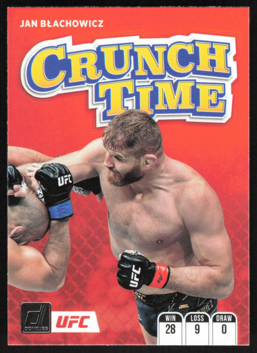 Jan Blachowicz 2022 Panini Donruss UFC Crunch Time # 14 Light Heavyweight - Collectible Craze America