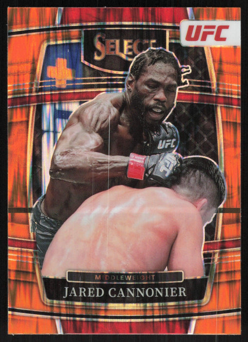 Jared Cannonier 2022 Panini Select UFC # 8 Orange Flash - Collectible Craze America