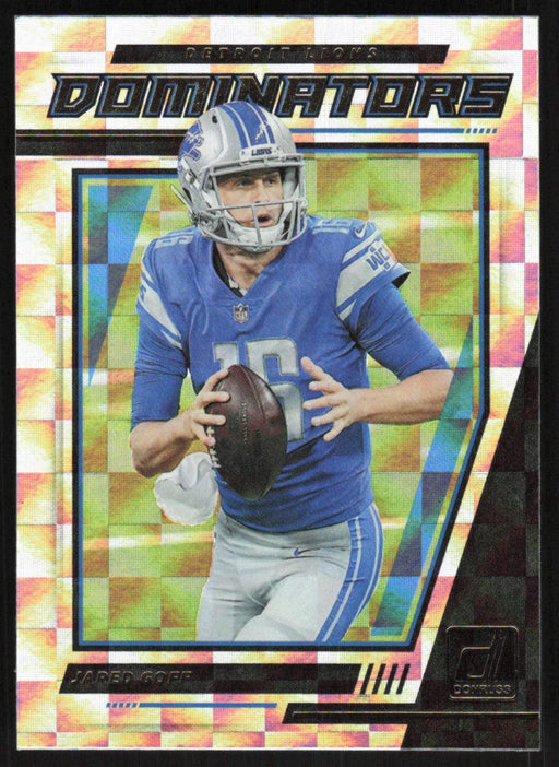 Jared Goff 2021 Donruss Dominators # D13 Detroit Lions - Collectible Craze America