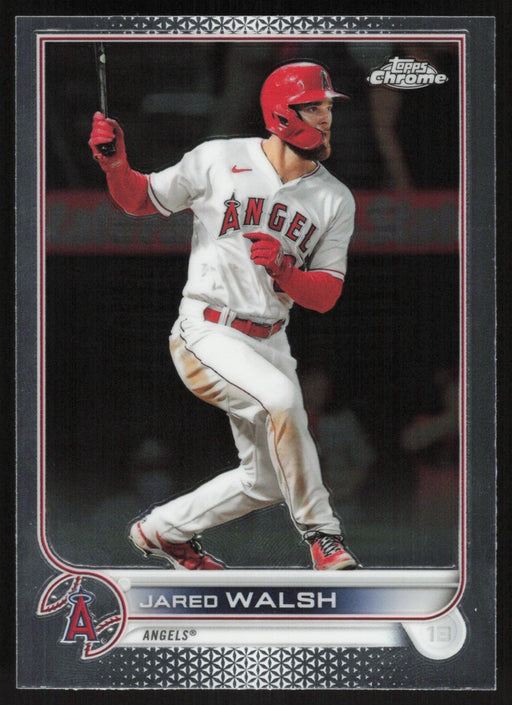 Jared Walsh 2022 Topps Chrome Baseball # 24 Los Angeles Angels Base - Collectible Craze America