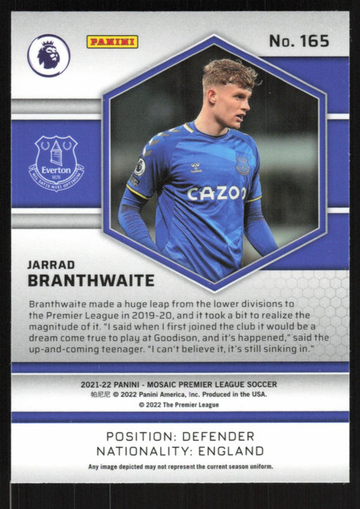 Jarrad Branthwaite 2021 Panini Mosaic Premier League # 165 RC Everton Base - Collectible Craze America