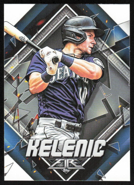 Jarred Kelenic 2022 Topps Fire Baseball # 103 Seattle Mariners Base - Collectible Craze America