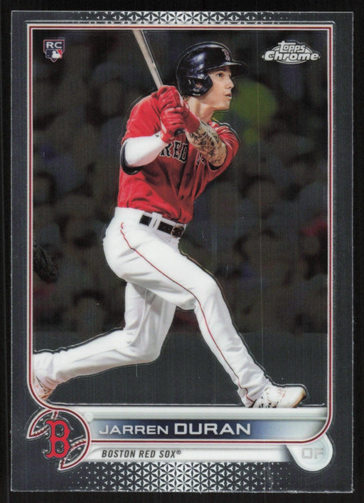 Jarren Duran 2022 Topps Chrome Baseball # 113 RC Boston Red Sox Base - Collectible Craze America