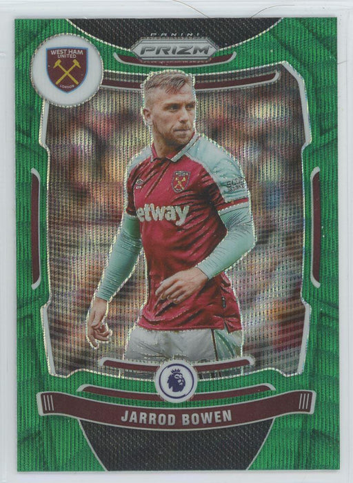 Jarrod Bowen 2021 Panini Prizm Premier League Soccer # 235 Green Prizm - Collectible Craze America