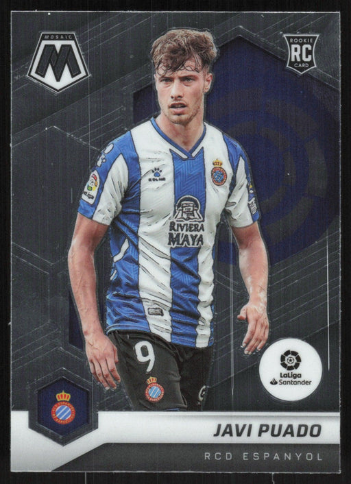 Javi Puado 2021 Panini Mosaic La Liga # 166 RC RCD Espanyol Base - Collectible Craze America