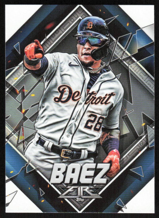 Javier Baez 2022 Topps Fire Baseball # 51 Detroit Tigers Base - Collectible Craze America