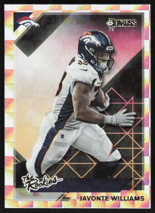 Javonte Williams 2021 Donruss The Rookies # TR-JWI Denver Broncos - Collectible Craze America