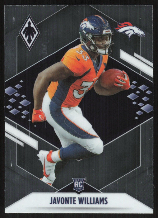 Javonte Williams 2021 Panini Phoenix Football # 115 RC Denver Broncos Base - Collectible Craze America