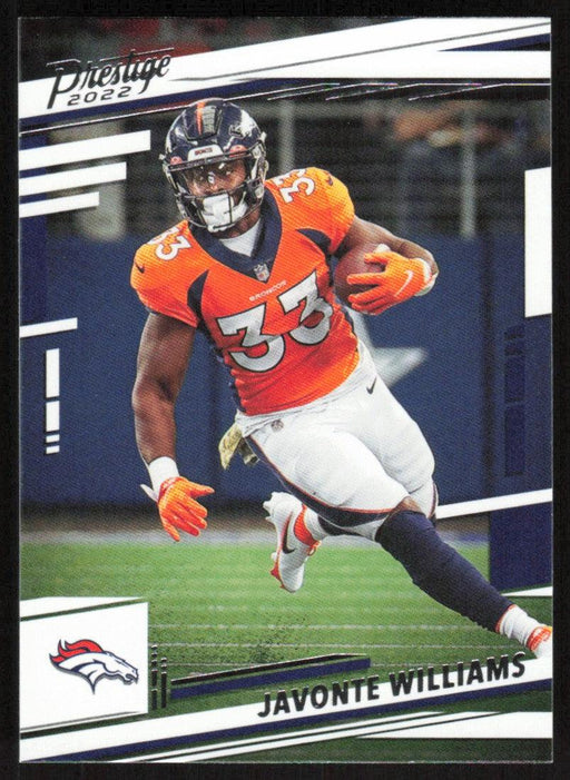 Javonte Williams 2022 Panini Prestige # 86 Denver Broncos - Collectible Craze America