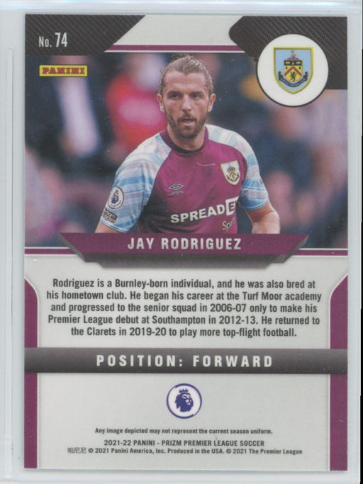 Jay Rodriguez 2021 Panini Prizm Premier League Soccer # 74 - Collectible Craze America