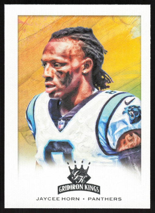 Jaycee Horn 2021 Panini Chronicles Gridiron Kings # GK-36 RC Carolina Panthers - Collectible Craze America